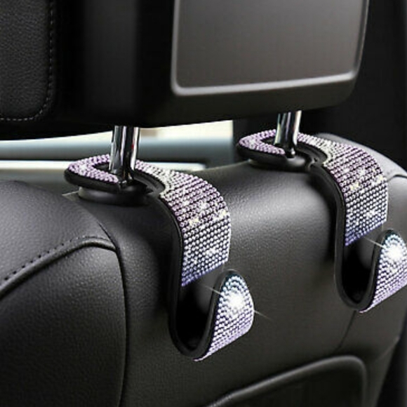💕NWT 2pc Bling Bag Holder/Car Seat Hook Set💕 - Picture 4 of 7